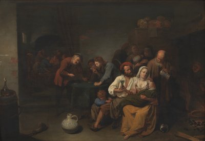 宿泊客との旅館パーラー 作： David III Rijckaert