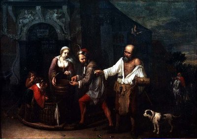 ムール貝の売り手 作： David III Ryckaert