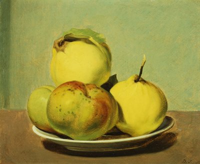リンゴとマルメロの料理、 作： David Johnson