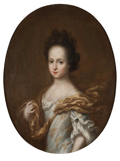 Edwige Sophie de Suede - Ehrenstrahl, David Kloecker (1629-1698)によるスウェーデン王妃Hedvig Sophia of Holstein-Gottorp (1681-1708)公爵夫人の肖像。油彩・キャンバス寸法：74x57cmストックホルム国立博物館 作： David Klöcker Ehrenstrahl
