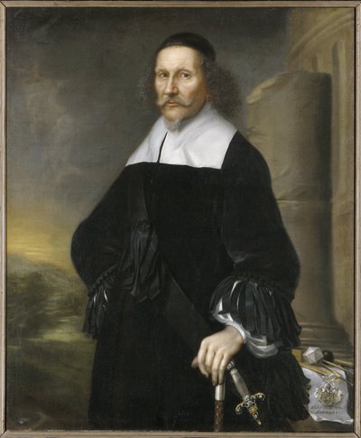 Georg Stiernhielm, poete et linguiste suedois - Georg Stiernhielm (1598-1672) の肖像、エーレンシュタール、David Kloecker (1629-1698) によるものです。油彩・キャンバス 作： David Klöcker Ehrenstrahl