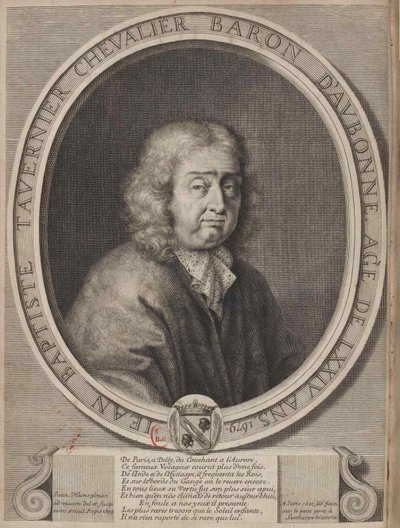 ジャン＝バティスト・タヴェルニエ（1605-1689）の肖像 作： David Klöcker Ehrenstrahl