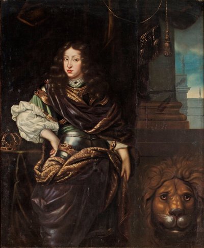 スウェーデンのチャールズ11世の肖像画1655-1697 作： David Klöcker Ehrenstrahl