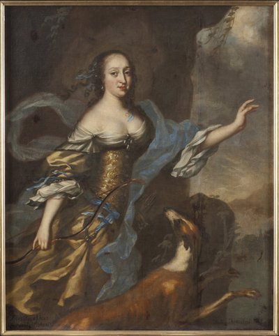 Princesse Anne Dorothee de Holstein Gottorp - Princess Anna Dorothea of Holstein-Gottorp (1640-1713)の肖像画、エーレンシュタール、David Kloecker (1629-1698)によるもの。油彩・キャンバスサイズ：146x122cmストックホルム国立博物館 作： David Klöcker Ehrenstrahl