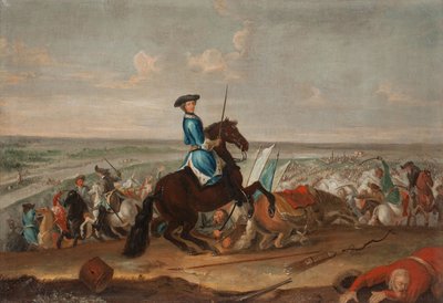 1700 年 11 月 19 日のナルバの戦いでのチャールズ 12 世 作： David Krafft von
