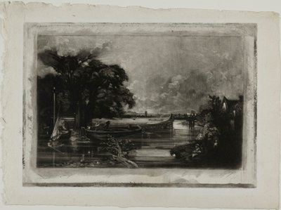 英国の風景画のさまざまな主題から見たストゥール川 作： David Lucas