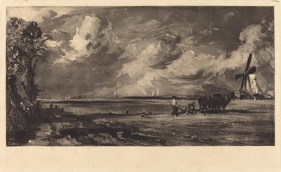 春 作： David Lucas after John Constable