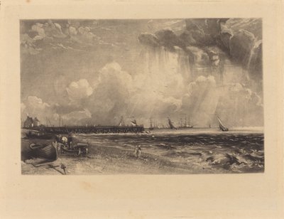ノーフォーク州ヤーマス 作： David Lucas after John Constable