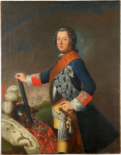 プロイセンのフリードリヒ2世、1743年 作： David Matthieu