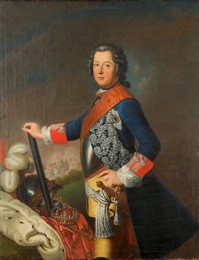 フリードリヒ 2 世 (1712-1786) の肖像画 作： David Matthieu