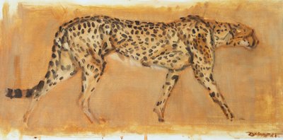 チーター、2022年（キャンバスに油彩） 作： David Mayer