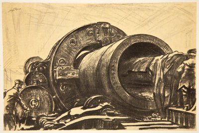 カントリー・ライフ社刊『西部戦線』の挿絵。 作： David Muirhead Bone