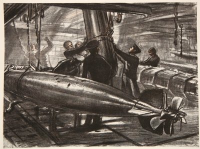 カントリー・ライフ社刊『西部戦線』の挿絵。 作： David Muirhead Bone