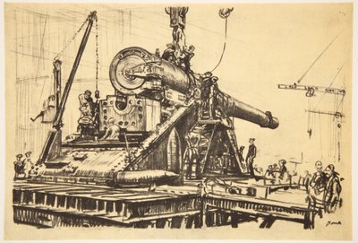 カントリーライフ社刊『西部戦線』の挿絵。 作： David Muirhead Bone