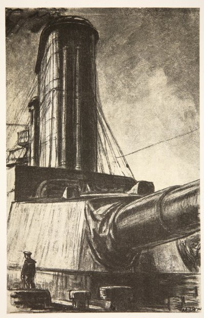 カントリー・ライフ社刊『西部戦線』からのイラスト。 作： David Muirhead Bone