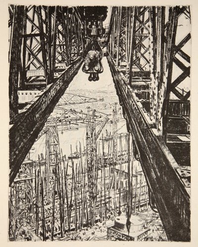 カントリー・ライフ社刊『西部戦線』の挿絵。 作： David Muirhead Bone