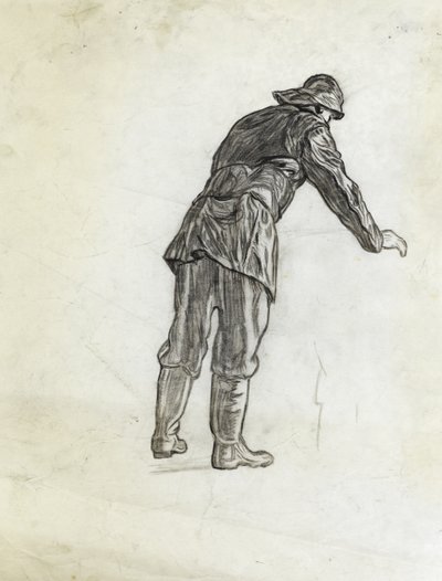 アイスランド沖での冬期地雷敷設調査 作： David Muirhead Bone