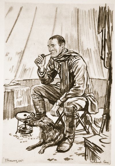 カントリー・ライフ社刊『西部戦線』からのイラスト。 作： David Muirhead Bone