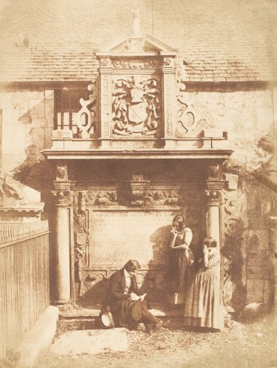 エジンバラ。 グレイフライアーズ チャーチヤード、1843-47。 作成者: David Octavius Hill、Robert Adamson、Hill & Adamson。 作： Hill and Adamson