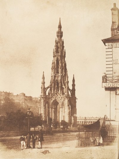 エディンバラ。 スコット記念碑、1843-47。 作成者: David Octavius Hill、Robert Adamson、Hill & Adamson。 作： Hill and Adamson