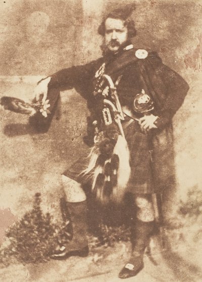 ケネス・マクレー、1843-47。 作成者: David Octavius Hill、Robert Adamson、Hill & Adamson。 作： Hill and Adamson
