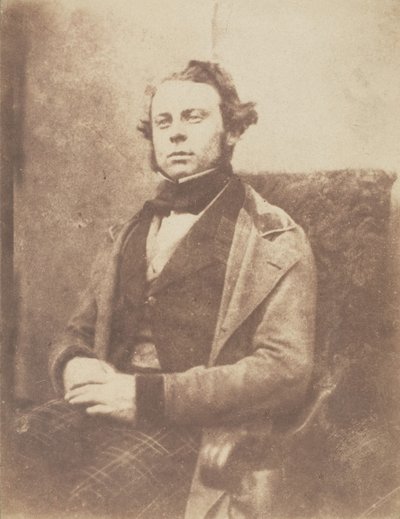 [男]、1843-47。 作成者: David Octavius Hill、Robert Adamson、Hill & Adamson。 作： Hill and Adamson