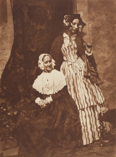アン リグビー夫人とエリザベス イーストレイク夫人、184347 年、c. 1916. 作成者: David Octavius Hill、Robert Adamson、Hill & Adamson。 作： Hill and Adamson
