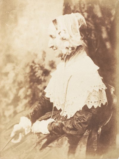 リグビー夫人、1843～47年。 作成者: David Octavius Hill、Robert Adamson、Hill & Adamson。 作： Hill and Adamson