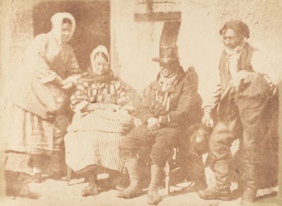 ニューヘイブン一家、1843～47年。 作成者: David Octavius Hill、Robert Adamson、Hill & Adamson。 作： Hill and Adamson