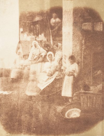 ニューヘブンのフィッシュワイフ、1843-47。 作成者: David Octavius Hill、Robert Adamson、Hill & Adamson。 作： Hill and Adamson