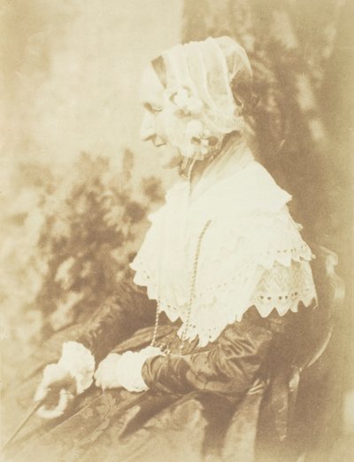 リグビー夫人の肖像、1844年。作成者: David Octavius Hill、Robert Adamson、Hill & Adamson。 作： Hill and Adamson