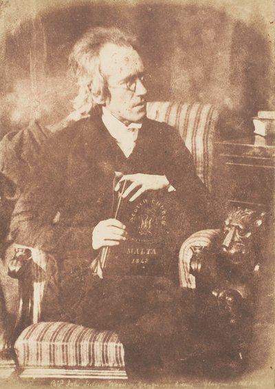ジョン・ジュリアス・ウッド牧師、1843-47年。 作成者: David Octavius Hill、Robert Adamson、Hill & Adamson。 作： Hill and Adamson