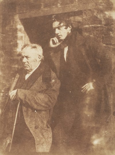 ミラー牧師とその息子 サミュエル・ミラー牧師、1843-47年。 作成者: David Octavius Hill、Robert Adamson、Hill & Adamson。 作： Hill and Adamson