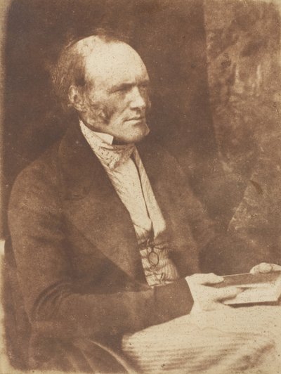 サー・チャールズ・ライエル - 地質学者、1843-47。 作成者: David Octavius Hill、Robert Adamson、Hill & Adamson。 作： Hill and Adamson