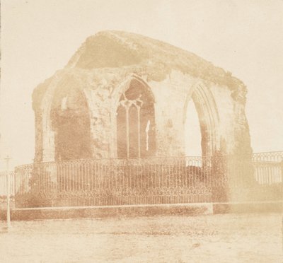 セントアンドリュース。 ブラックフライアーズ チャペル、1843-47。 作成者: David Octavius Hill、Robert Adamson、Hill & Adamson。 作： Hill and Adamson