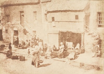 セントアンドリュース。 ノースストリート、フィッシャーゲート、1843-47。 作成者: David Octavius Hill、Robert Adamson、Hill & Adamson。 作： Hill and Adamson