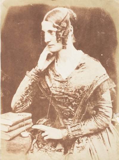 身元不明の女性、1843-47。 作成者: David Octavius Hill、Robert Adamson、Hill & Adamson。 作： Hill and Adamson