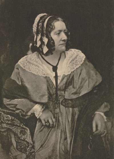 カメラワーク：アンナブラウネルジェイムソン夫人、1912年。 作： David Octavius Hill
