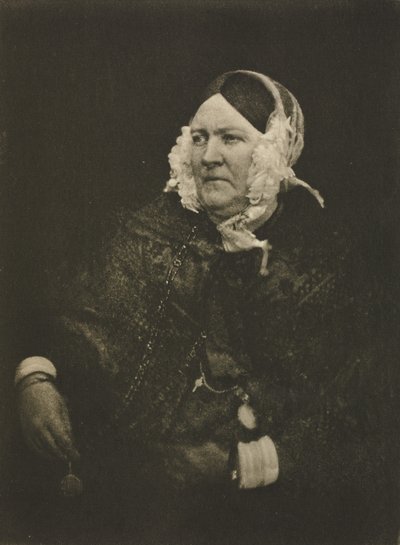 カメラワーク：リグビー夫人、1909年。 作： David Octavius Hill