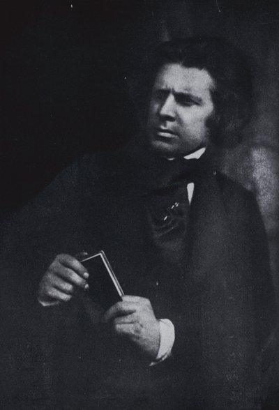 化学助手であるロバートアダムソンが撮影したDOヒル 作： David Octavius Hill