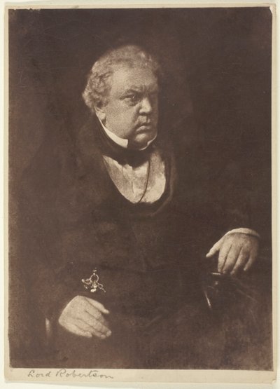 ロバートソン卿 作： David Octavius Hill