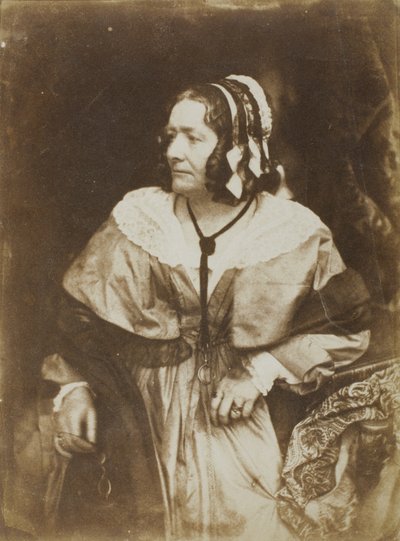 アンナブラウネルジェイムソン夫人、1844年 作： David Octavius Hill