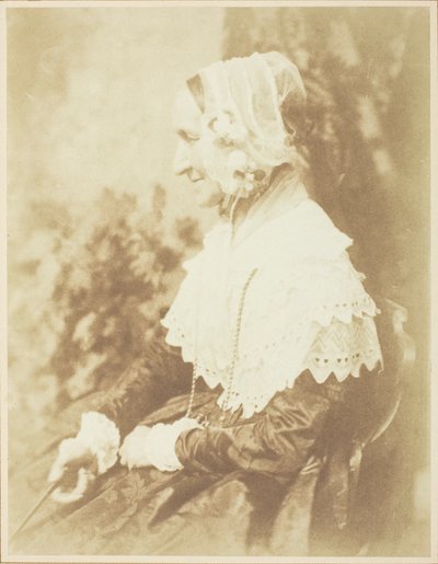 リグビー夫人の肖像 作： David Octavius Hill