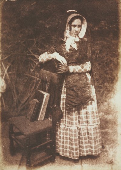 不明な女性、c。 1844年。 作： David Octavius Hill