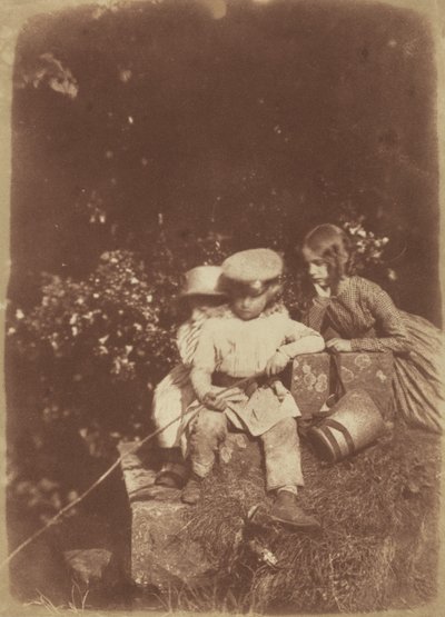 ミノープールにて 作： David Octavius Hill and Robert Adamson