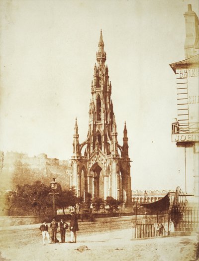 スコット記念塔、エディンバラ 作： David Octavius Hill and Robert Adamson