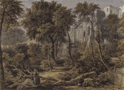 ダンファームリン修道院（クロモリト） 作： David Octavius Hill and Robert Adamson