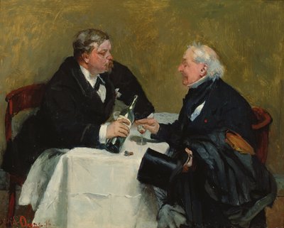 飲み物を断る、1876 作： David Oyens