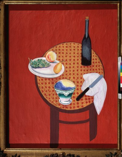 赤い静物 作： David Petrovich Sterenberg