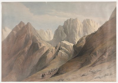 1839年、シナイ低域の上昇。 作： David Roberts
